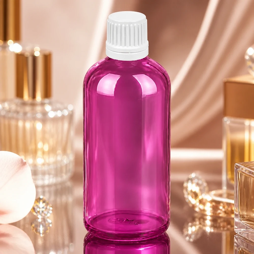 100ml Tropfflasche 0.7mm weiss Originalität Schraubverschlusserschluss PurpleLine UT18/100 UV-resistente violette Tropfflasche 100ml mit ergonomischem Design für optimale Handhabung im Labor
