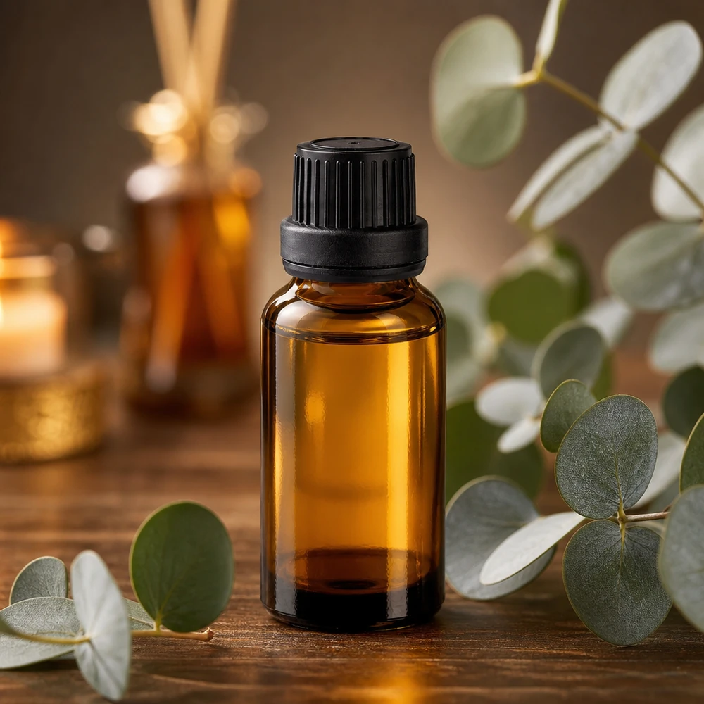 Kompakte Apothekerfl. 20ml aus Braunglas mit UV-Schutz und kindersicherem Verschluss 11mm