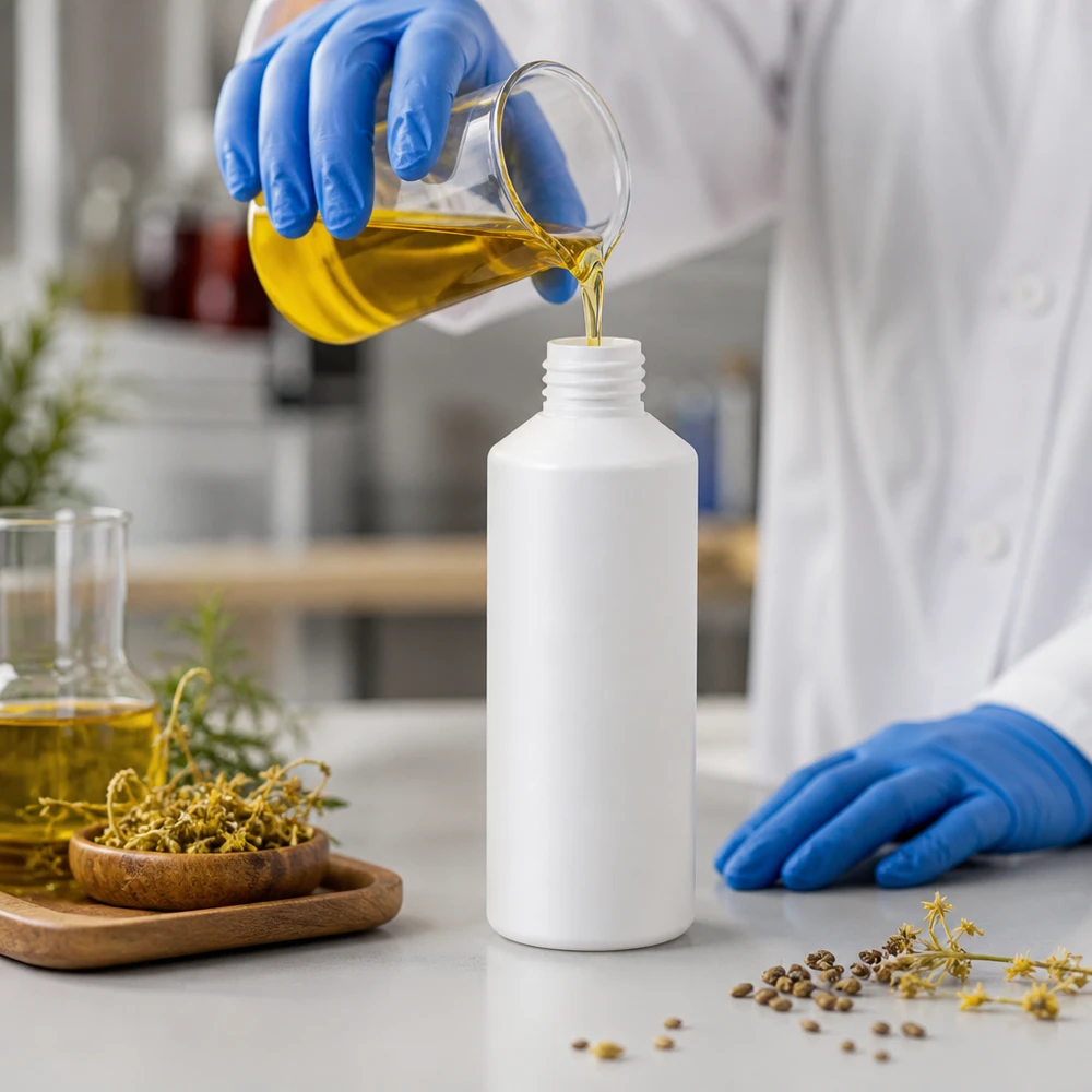 Apothekenflasche HDPE 100ml weiß, ohne Verschluss Lebensmittelechte HDPE Dosierflasche 100ml weiß für ätherische Öle und Tinkturen