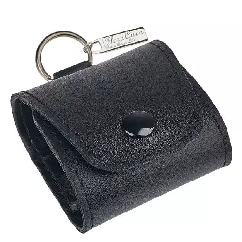 Lederetui schwarz für 4 Gläser ø 9-11mm FloraCura