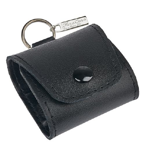 Lederetui schwarz für 4 Gläser ø 9-11mm FloraCura Lederetui schwarz für 4 Gläser ø 9-11mm FloraCura