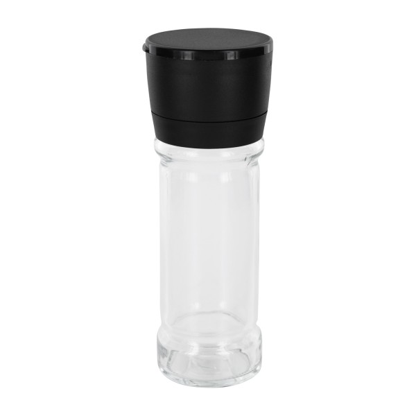 Salz-/Gewürzglas 100ml mit Mühle Vario schwarz