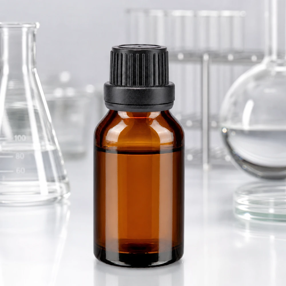 Apothekenflasche braun 15ml Tropfverschluss Giessring 2mm schwarz Originalitätsverschluss Medizinflasche 15ml bernsteinfarben mit kindersicherem Originalverschluss schwarz