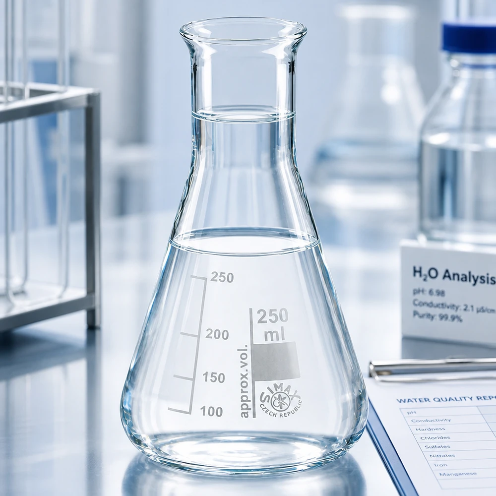 Erlenmeyerkolben 250ml Enghals 250ml Messkolben mit Enghals aus hitzebeständigem Laborglas für wissenschaftliche Experimente