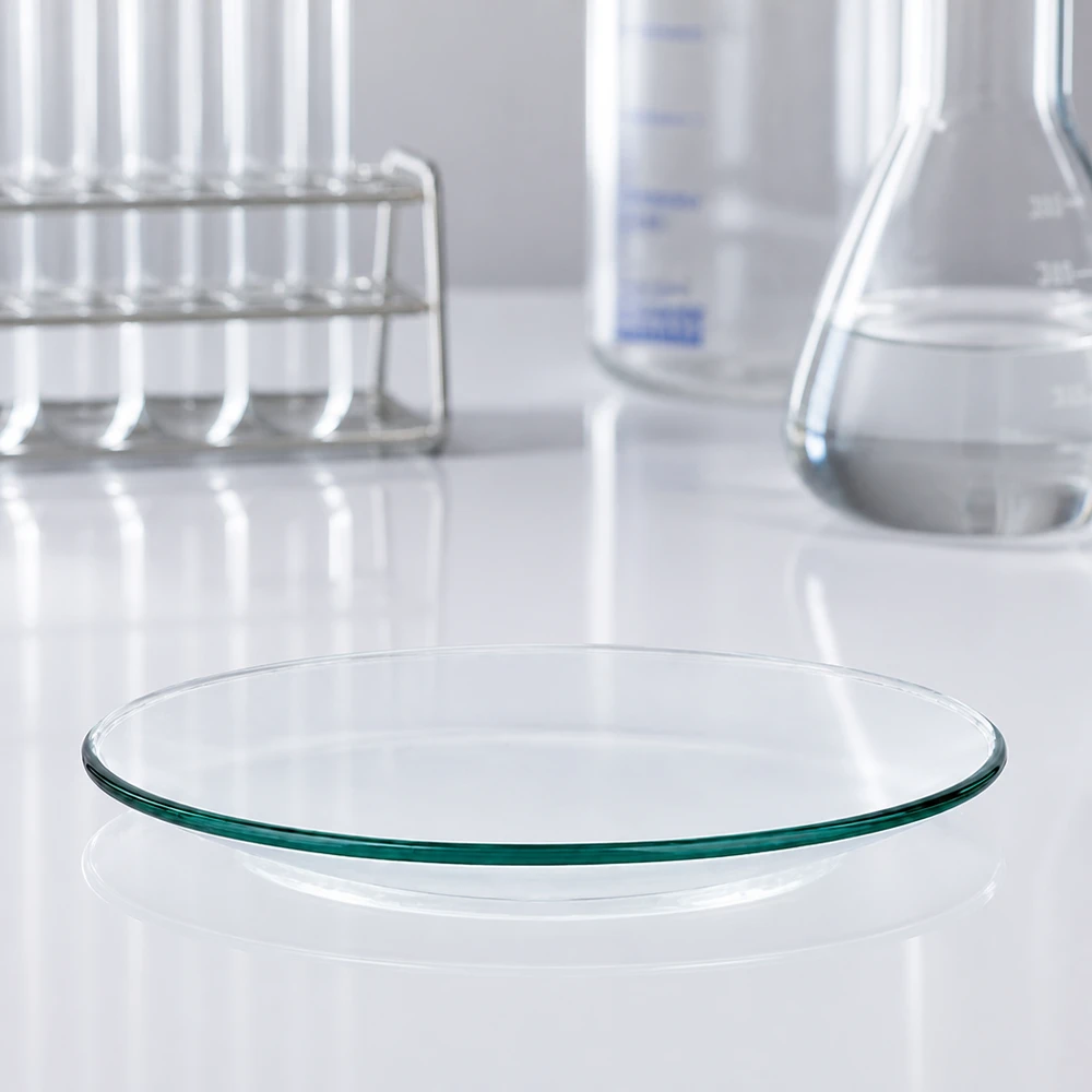 Uhrglasschale ø90 mm Kleine Laborschale Ø 90mm mit glattem Glasrand für Probenaufbewahrung und Analyse