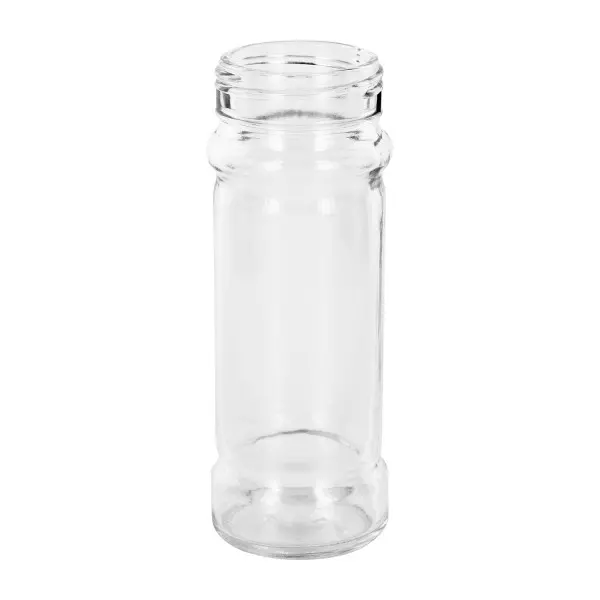 Salz/-Gewürzglas Mary 100ml, Gewinde 41mm Klarglas Transparentes Salzglas Mary 100ml zylindrische Form mit Schraubgewinde 41mm