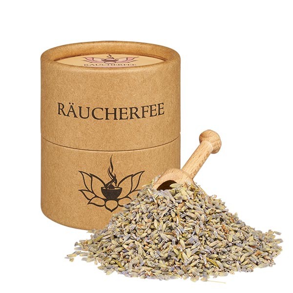 Lavendel-Blüten Räucherwerk 50ml Marke Räucherfee Lavendel-Blüten Räucherwerk 50ml Marke Räucherfee