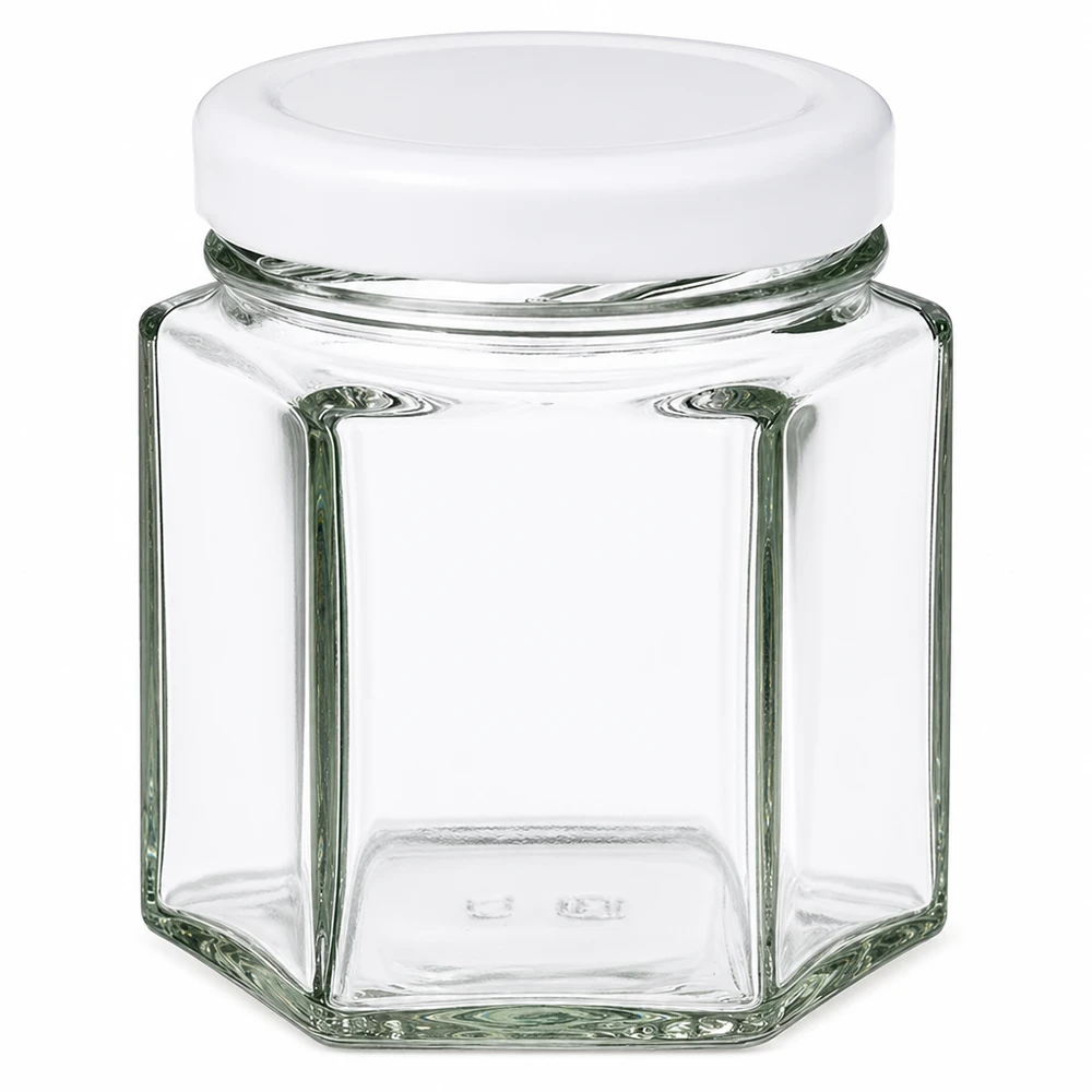 47ml Hexaglas mit BasicSeal Deckel weiß UNiTWIST