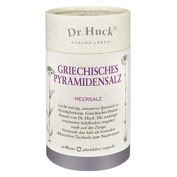 60 g Griechisches Pyramidensalz (Meersalz) Dr. Huck 60 g Griechisches Pyramidensalz (Meersalz) Dr. Huck