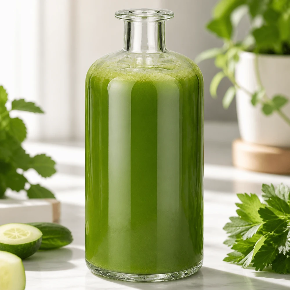 500ml Glasflasche "Flora" ohne Verschluss UNiTWIST