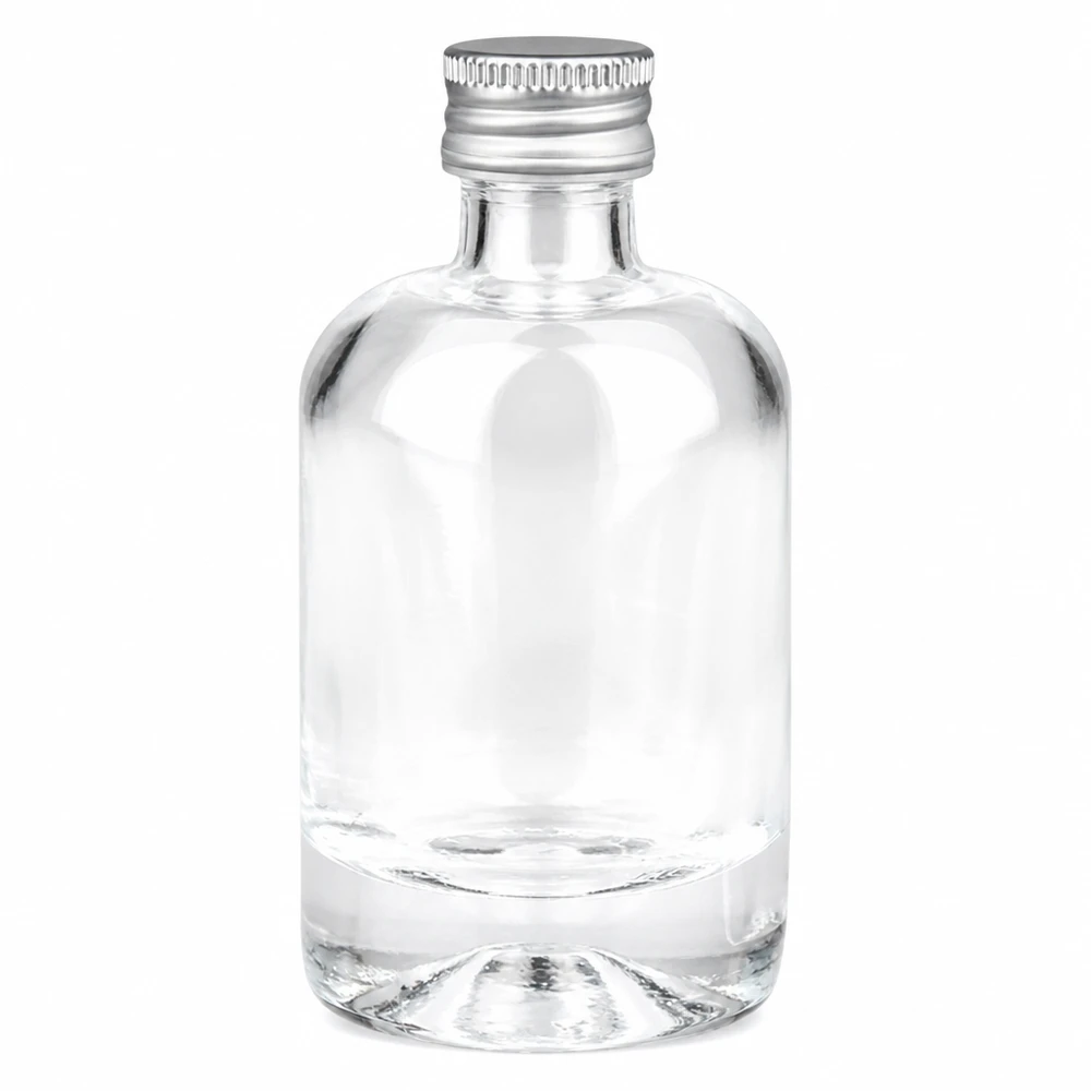 40ml Glasflasche "Sara" mit Schraubverschluss silber UNiTWIS