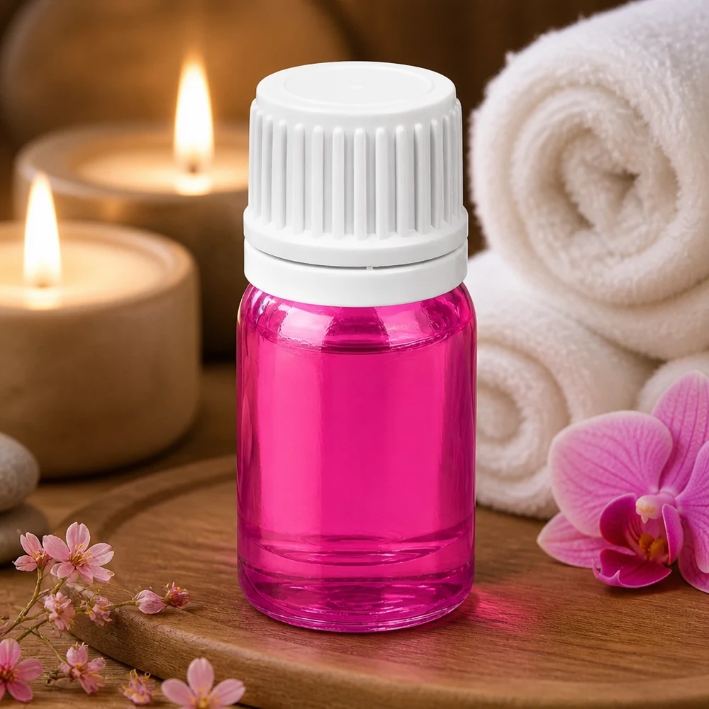 5ml Flasche 11mm Schraubverschluss weiss Originalität Schraubverschlusserschluss PurpleLine UT18/5 Elegante violette 5ml Glasflasche mit weißem Schraubdeckel für professionelle Kosmetikprodukte