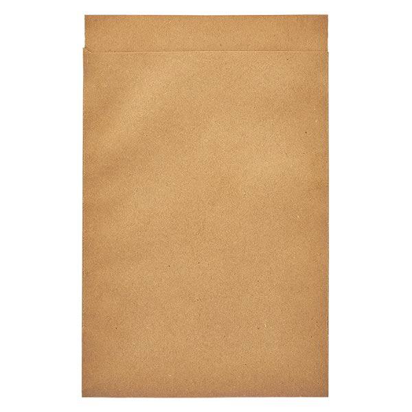 Flachbeutel braun (100er Pack) 95x132mm/50 g/m²