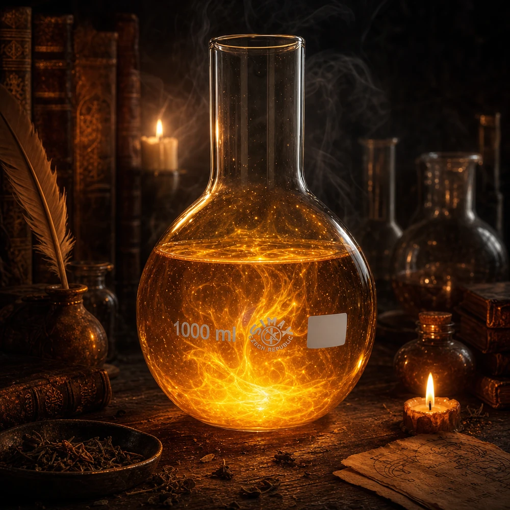 Stehkolben 1000ml Weithals Ergonomischer Stehkolben 1000ml mit breitem Hals ermöglicht einfache Reinigung und Handhabung
