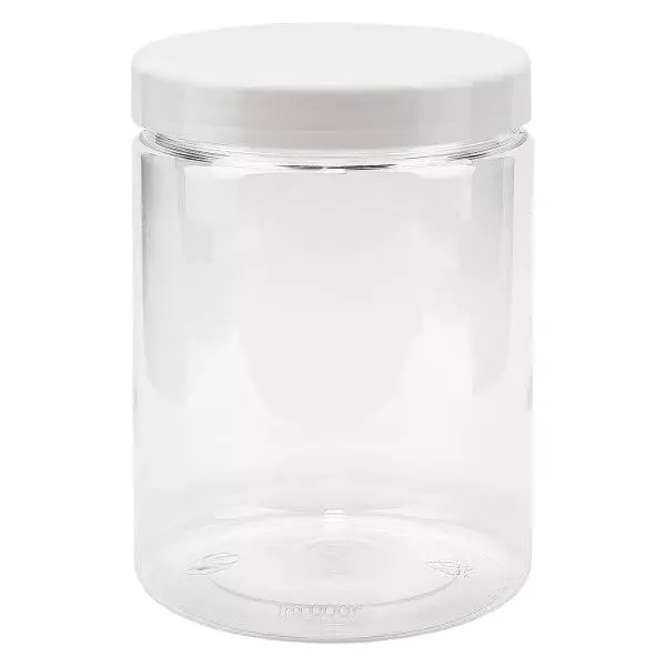 Petpacker 1000ml glasklar Öffnung 100mm inkl. Deckel Petpacker 1000ml glasklar Öffnung 100mm inkl. Deckel