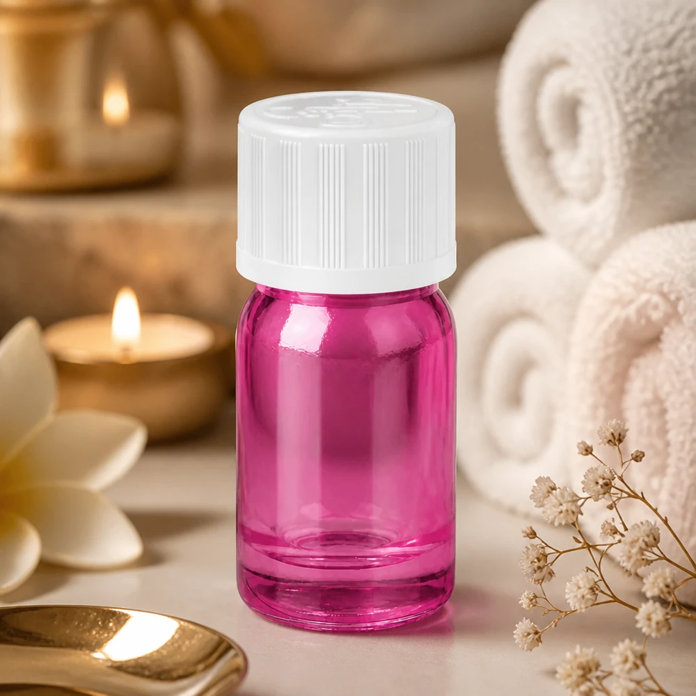 5ml Tropfflasche 1.2mm weiß Standard Kindersicher PurpleLine. UT18/5 5ml Violette Glasflasche mit Standard-Gewinde UT18/5 für professionelle Laboranwendungen