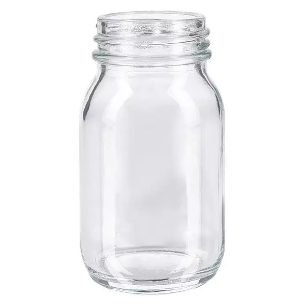 100ml Weithalsflasche Klarglas