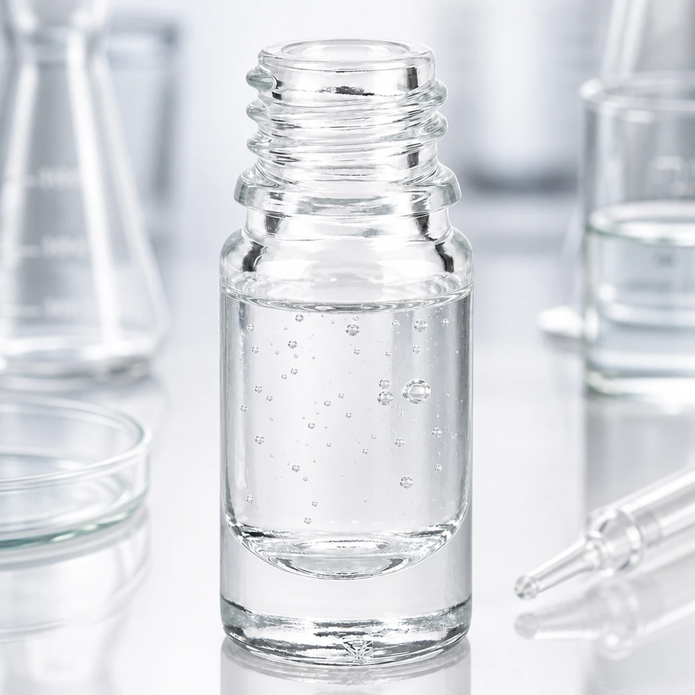 Klarglas Flasche 5ml DIN 18 5ml ApoGlas Medizinflasche mit weiter Öffnung für einfaches Befüllen und Entleeren