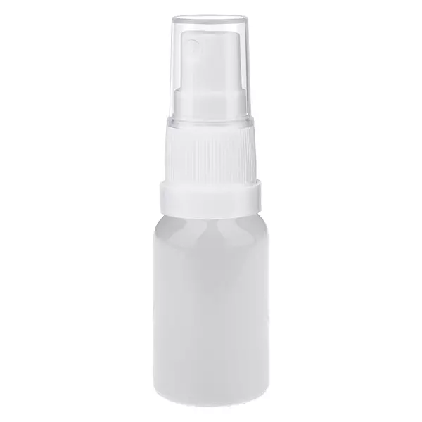 10ml Sprayflasche weiß/transparent Standardverschluss WhiteLine UT18/10 10ml Sprayflasche weiß/transparent Standardverschluss WhiteLine UT18/10