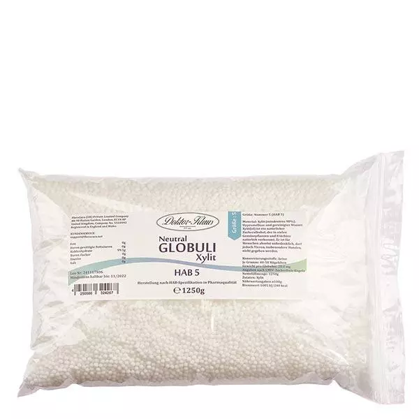 1250g Zuckerfreie Neutral Globuli Gr5 Doktor-Klaus