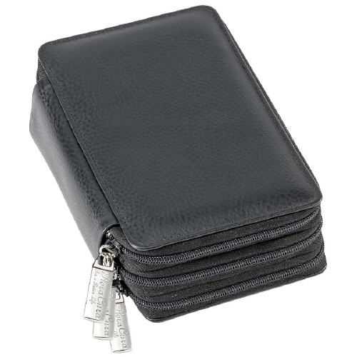 Lederetui schwarz für 204 Gläser ø 8-10mm FloraCura