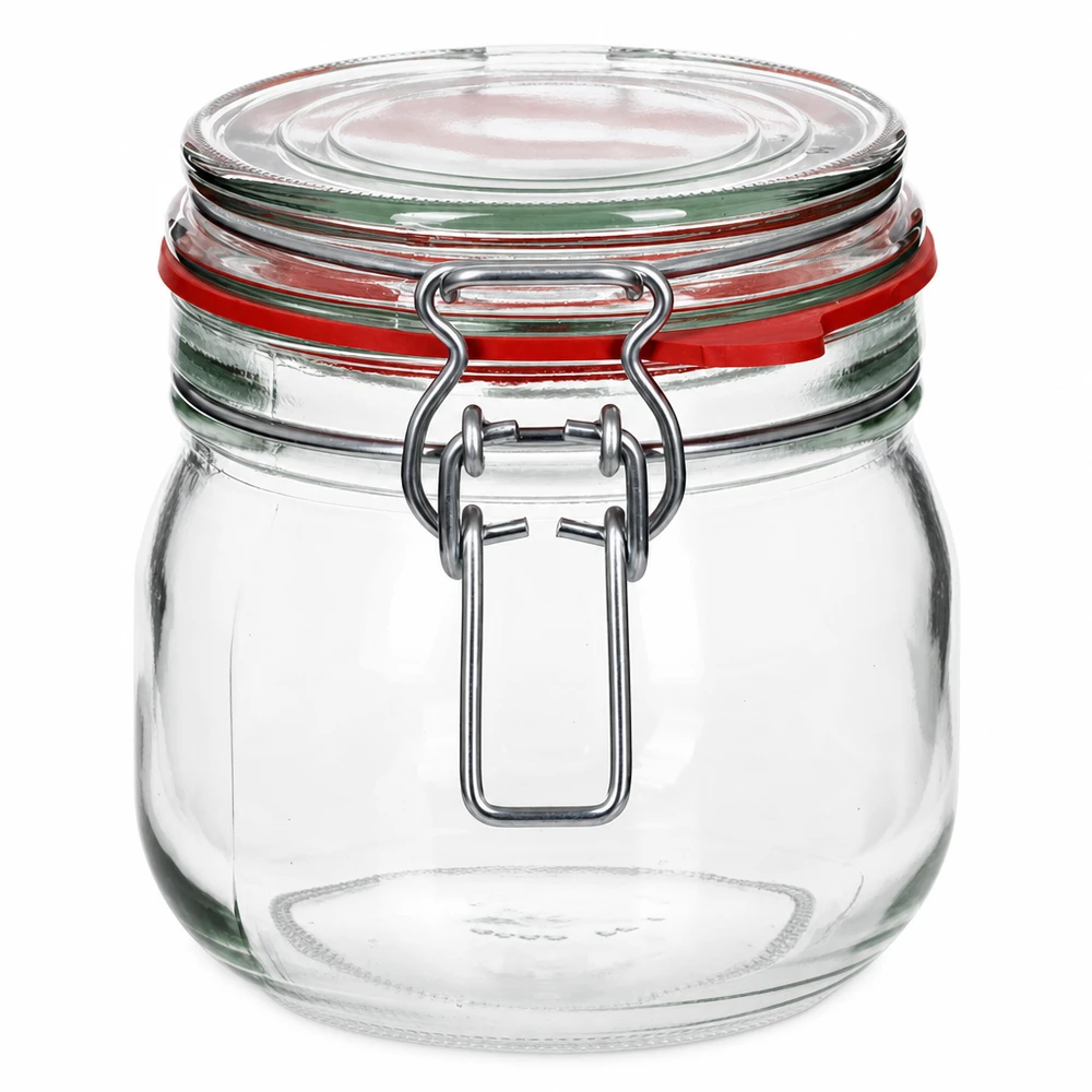 634ml Vorratsglas Typ G mit Bügelverschluss UN.. Luftdichtes Bügelglas 634ml für Lebensmittel und Gewürze