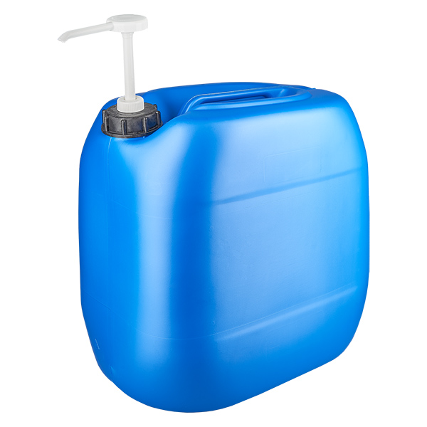 Kanister 30 Liter blau mit Dosierpumpe Kanister 30 Liter blau mit Dosierpumpe