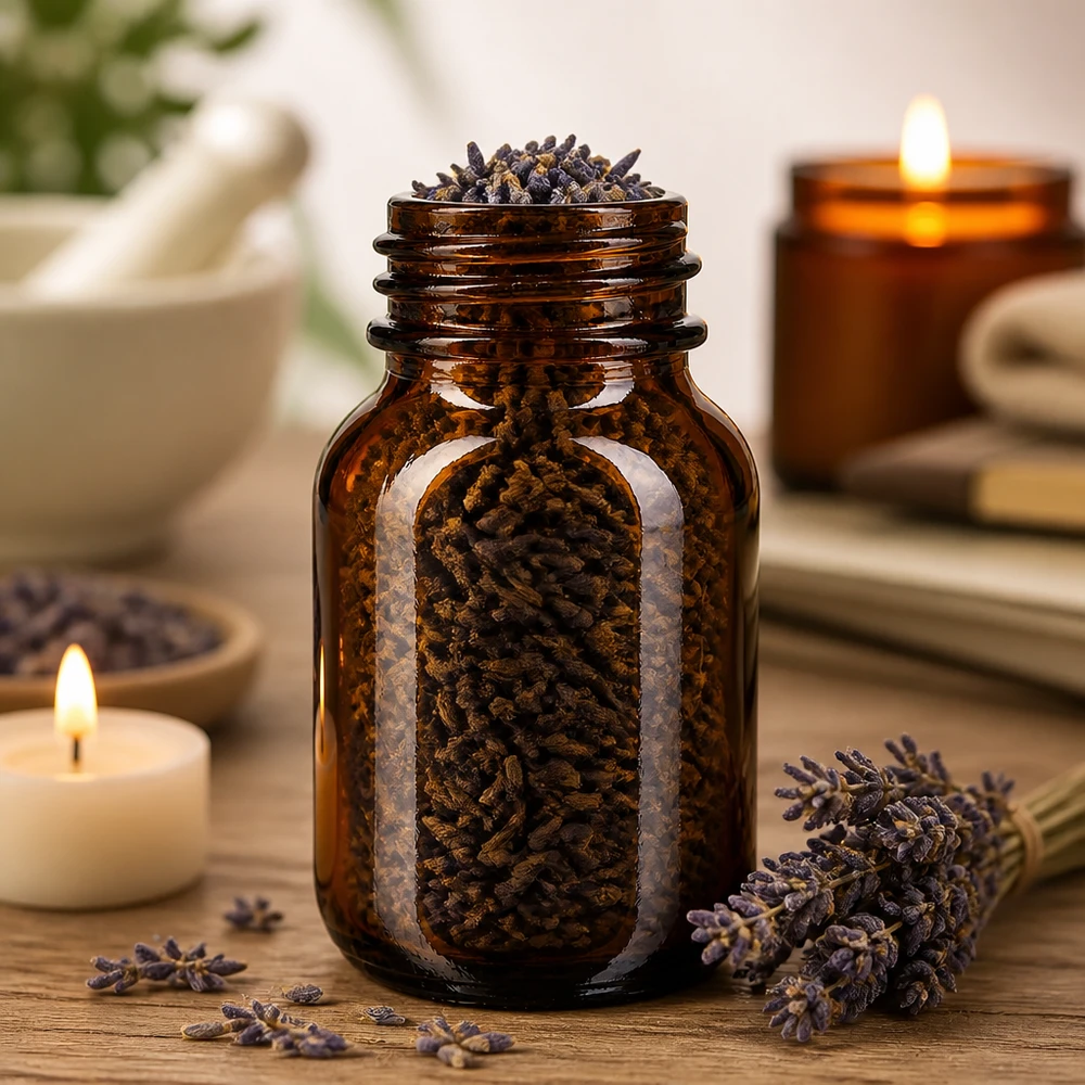 Vielseitige Braunglas-Weithalsflasche 50ml für Labor und Naturkosmetik-Herstellung