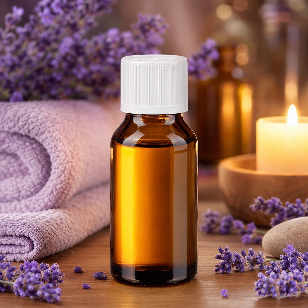 Apothekenflasche braun 30ml Schraubverschluss weiß Kindersicherung Standard Kleine Apothekerflasche 30ml in Braunglas mit weißem Schraubverschluss für Aromatherapie
