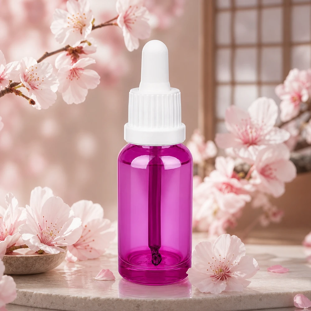 20ml Pipettenflasche weiss Originalität Schraubverschlusserschluss PurpleLine UT18/20 Kompakte violette Pipettenflasche 20ml ideal für Labor und Aromatherapie Anwendungen