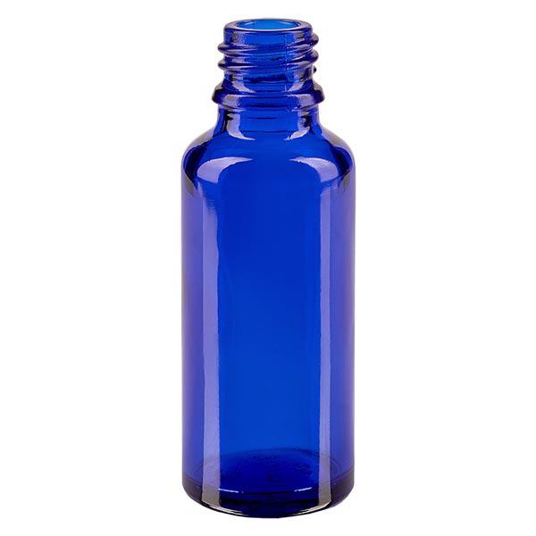 Tropfflasche 30ml DIN 18 BLAUGLAS Tropfflasche 30ml DIN 18 BLAUGLAS