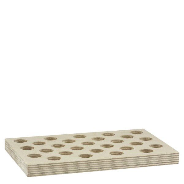 27er Sortierplatte für Tablettengläser 5ml 27er Sortierplatte für Tablettengläser 5ml
