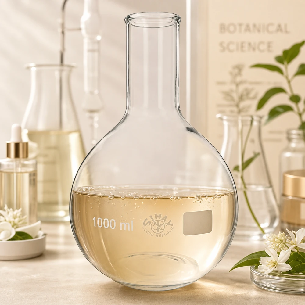 Stehkolben 1000ml Enghals Rundkolben 1000ml Enghals aus hochwertigem Laborglas mit langer Haltbarkeit und Säureresistenz