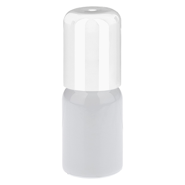 5ml Roll-On Flasche weiß Standardverschluss WhiteLine UT18/5 5ml Roll-On Flasche weiß Standardverschluss WhiteLine UT18/5