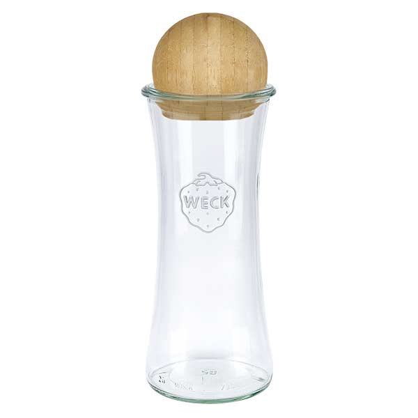 *700ml Delikatessenglas WECK RR80 mit Holzkugel