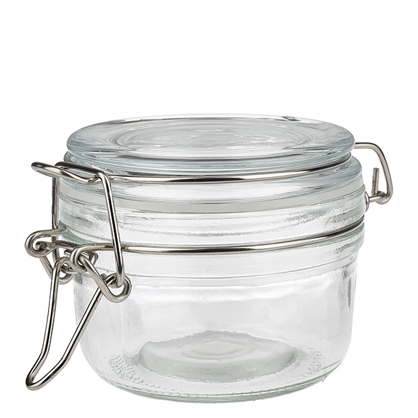 100ml Vorratsglas mit Silikonring und Bügelverschluss UNiTWIST