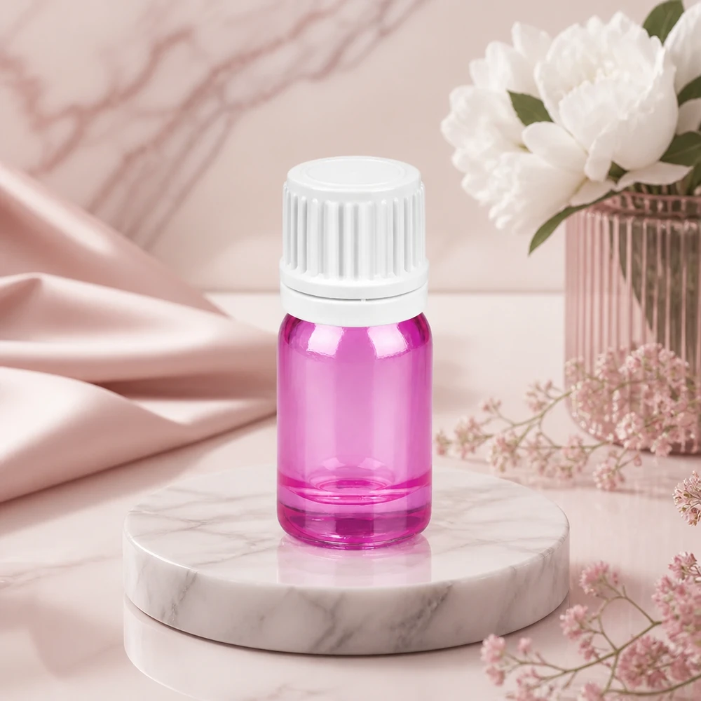 5ml Tropfflasche 0.7mm weiss Originalität Schraubverschlusserschluss PurpleLine UT18/5 Tropfflasche 5ml aus hochwertigem violettem Borosilikatglas mit kindersicherem Verschluss