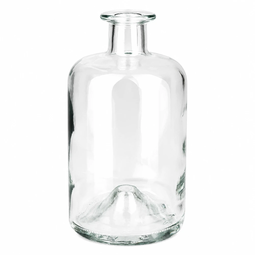500ml Glasflasche Sofia transparent ohne Verschluss UNiTWIST Apothekerflasche leer zum Befüllen