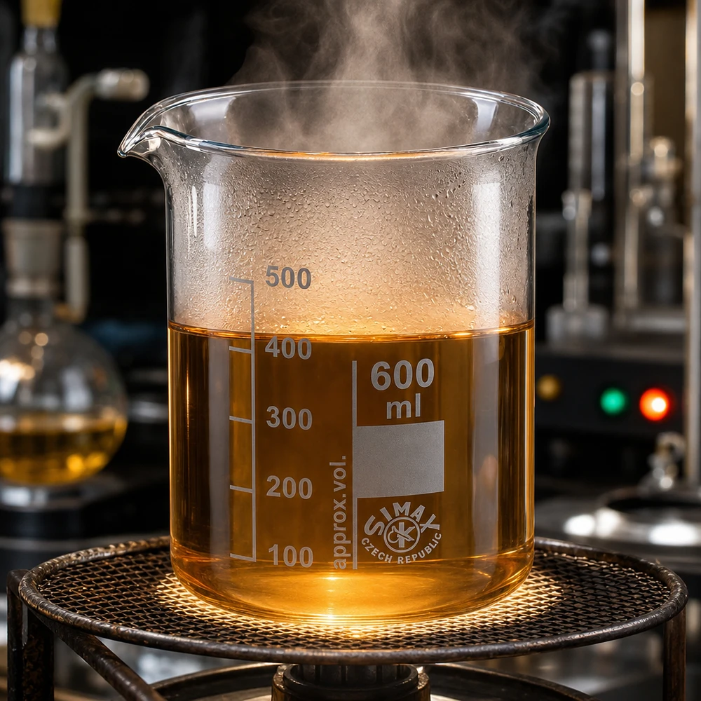 Professionelles Laborbecherglas 600ml mit praktischem Ausguss für sichere Flüssigkeitsübertragung