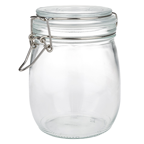 750ml Vorratsglas mit Silikonring und Bügelverschluss UNiTWIST
