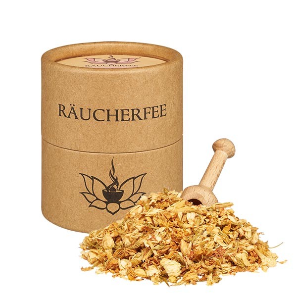 Jasmin-Blüten Räucherwerk 50ml Marke Räucherfee Jasmin-Blüten Räucherwerk 50ml Marke Räucherfee