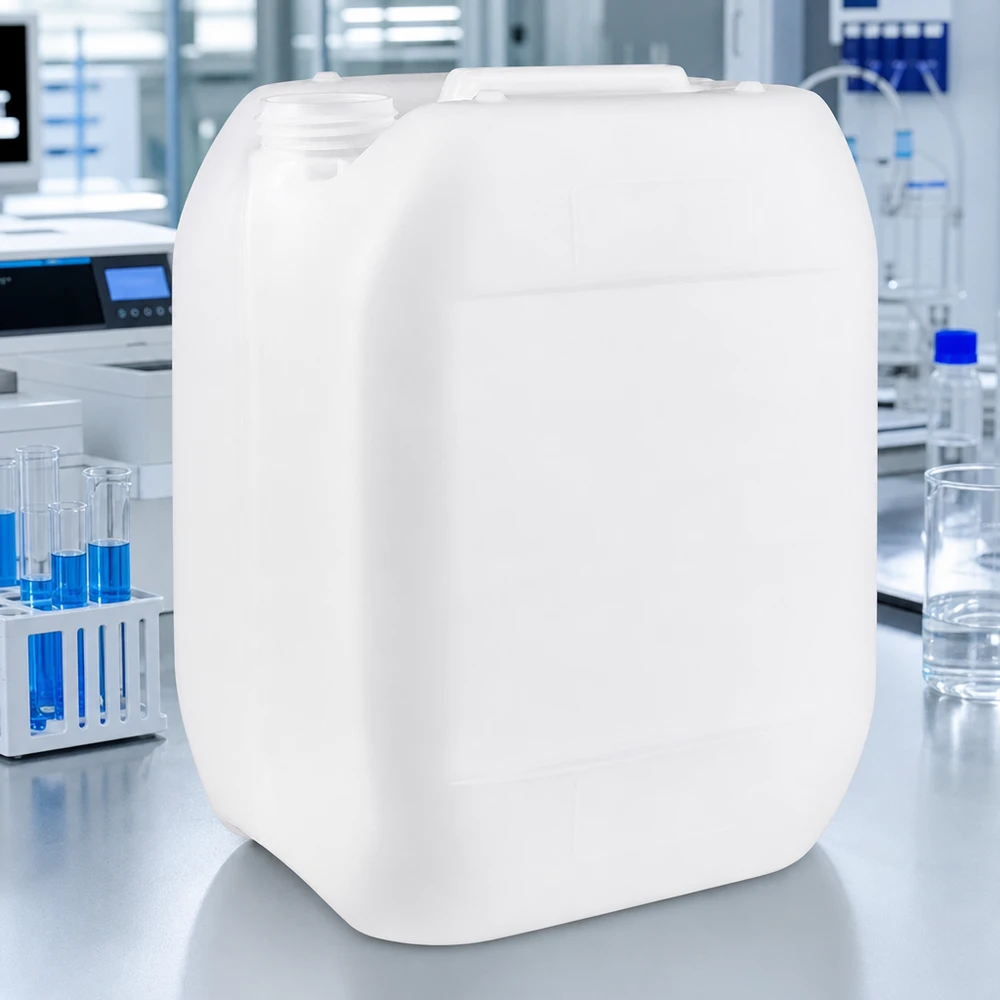 Leerer HDPE Kanister 10L ohne Deckel stapelbar für Chemikalien und Flüssigkeiten