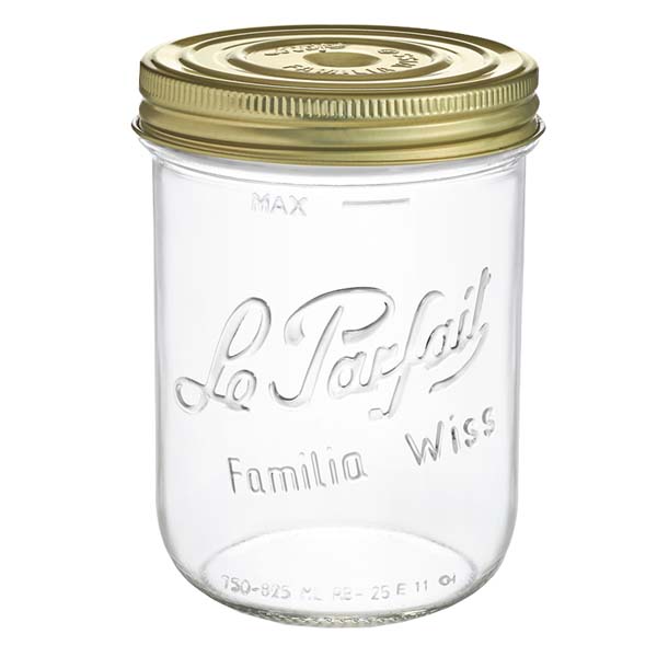 1020ml Sturzglas "Familia Wiss" 2-teiliges Deckelsystem Le P