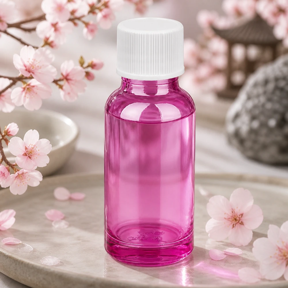 20ml Flasche 11mm Schraubverschluss weiss Standard PurpleLine UT18/20 20ml PurpleLine Glasflasche mit robustem Material für langlebige kosmetische Lösungen