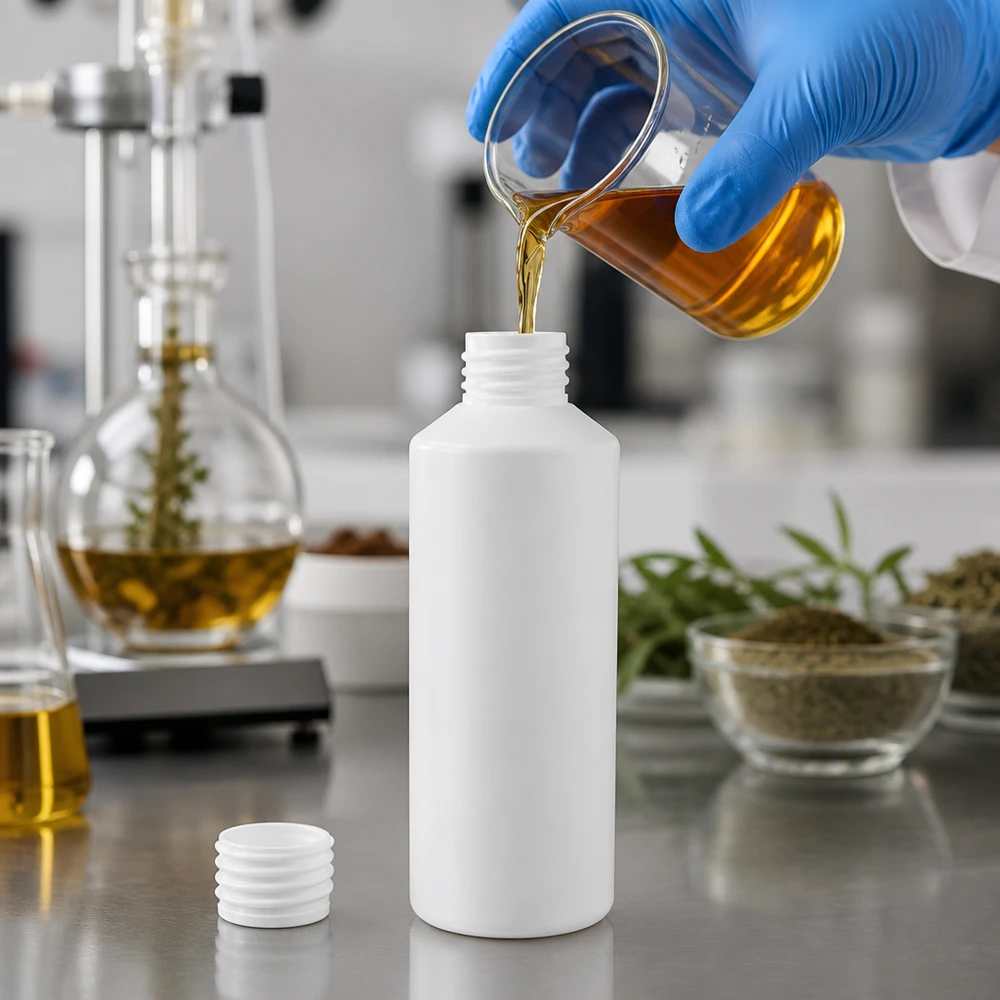 Apothekenflasche HDPE 100ml weiß, ohne Verschluss 100ml HDPE Apothekenflasche weiß für Kräuterextrakte und Naturheilmittel geeignet