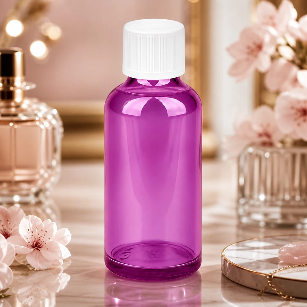 50ml Tropfflasche 1.2mm weiß Standard Kindersicher PurpleLine.UT18/50 Präzise Dosierflasche 50ml mit 1.2mm Tropföffnung für exakte Flüssigkeitsmenge