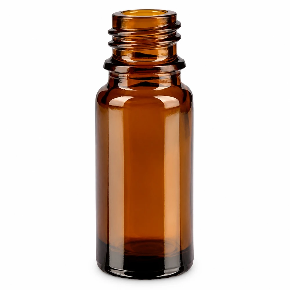 Tropfflasche 10 ml DIN 18 aus Braunglas ApoGlas Apothekerflasche 10ml aus hochwertigem braunem Borosilikatglas für pharmazeutische Zwecke