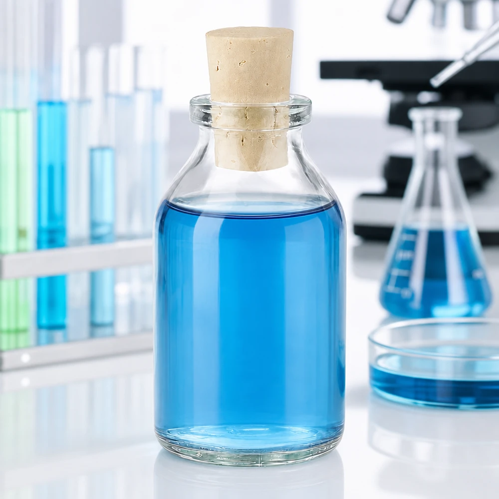 Glasbehälter 20ml mit konischem Korkstopfen ideal für Probenaufbewahrung im Labor