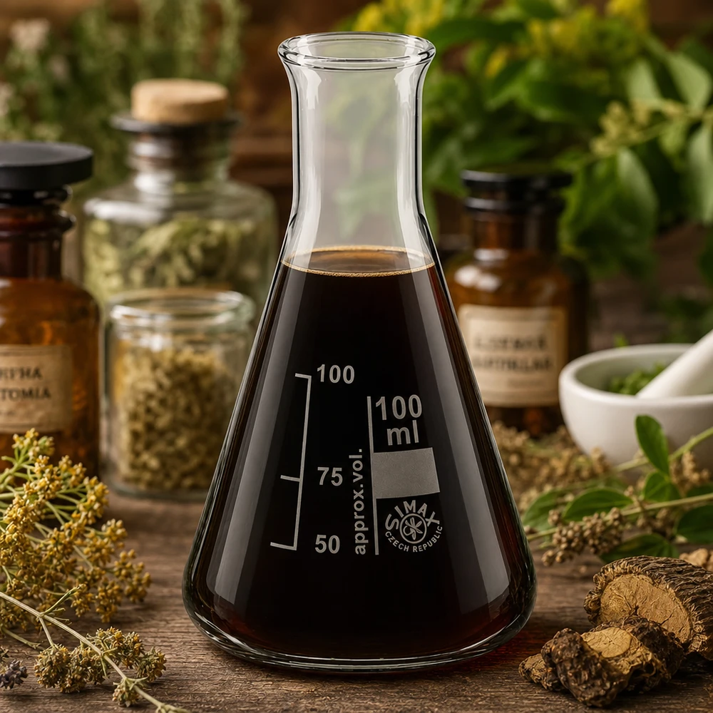 Erlenmeyerkolben 100ml Enghals Professioneller Erlenmeyerkolben 100ml Enghals mit breitem Boden für stabilen Stand im Labor