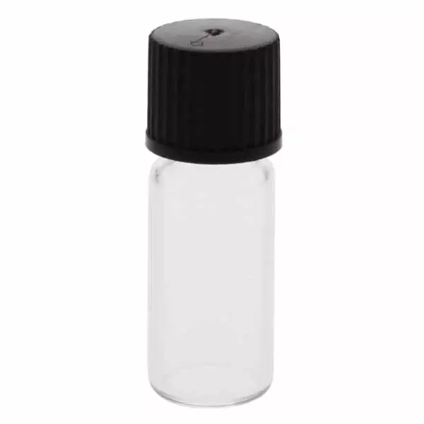 Gewindeflaschen klar 1,5 - 2 ml, 11,6 x 32mm inkl.Verschluss